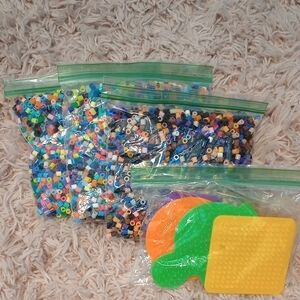 Perler Bead Craft Kit with Pegboards - Multicolor